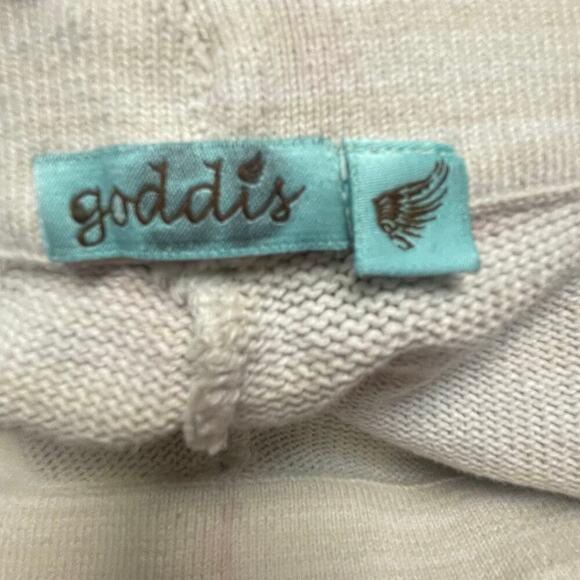 Goddis Sweater Shorts Size M/L Y2K Black Stripe Beachy Boho Pull On Womens - Picture 2 of 5